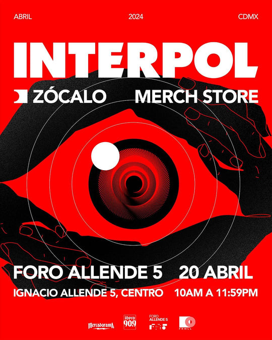 Interpol Zócalo - Visual & Official Merch Store